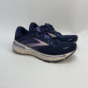 Brooks Adrenaline GTS 22 Lila / Blue Running Shoes Sneaker Women Size 7 B US